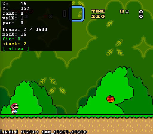 Mario Intro animation with custom HUD