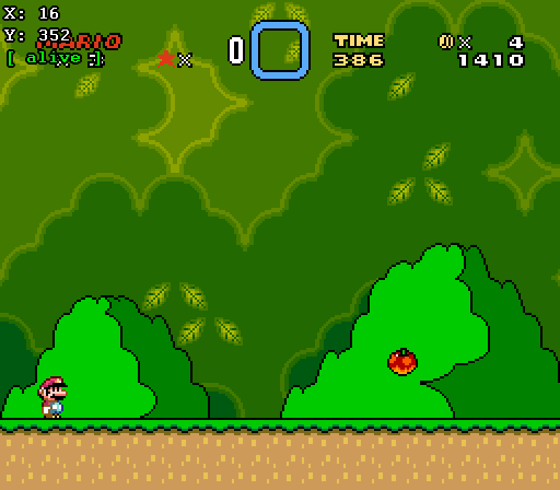 Basic Mario HUD